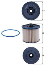 Kraftstofffilter MAHLE KX 652D für OPEL Zafira Life (K0) Vivaro C Combi (K0)