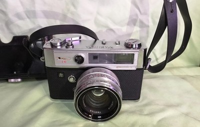 インテリアにも✨【動作確認済】YASHICA / ジャンク Canonet Yashica 1C Lynx 5000 35mm Rangefinder Camera with Yashinon 4.5cm f