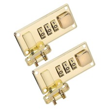 2 Pcs Luggage Latch Lock Padlock for Suitcase Hardware Hook and Buckle