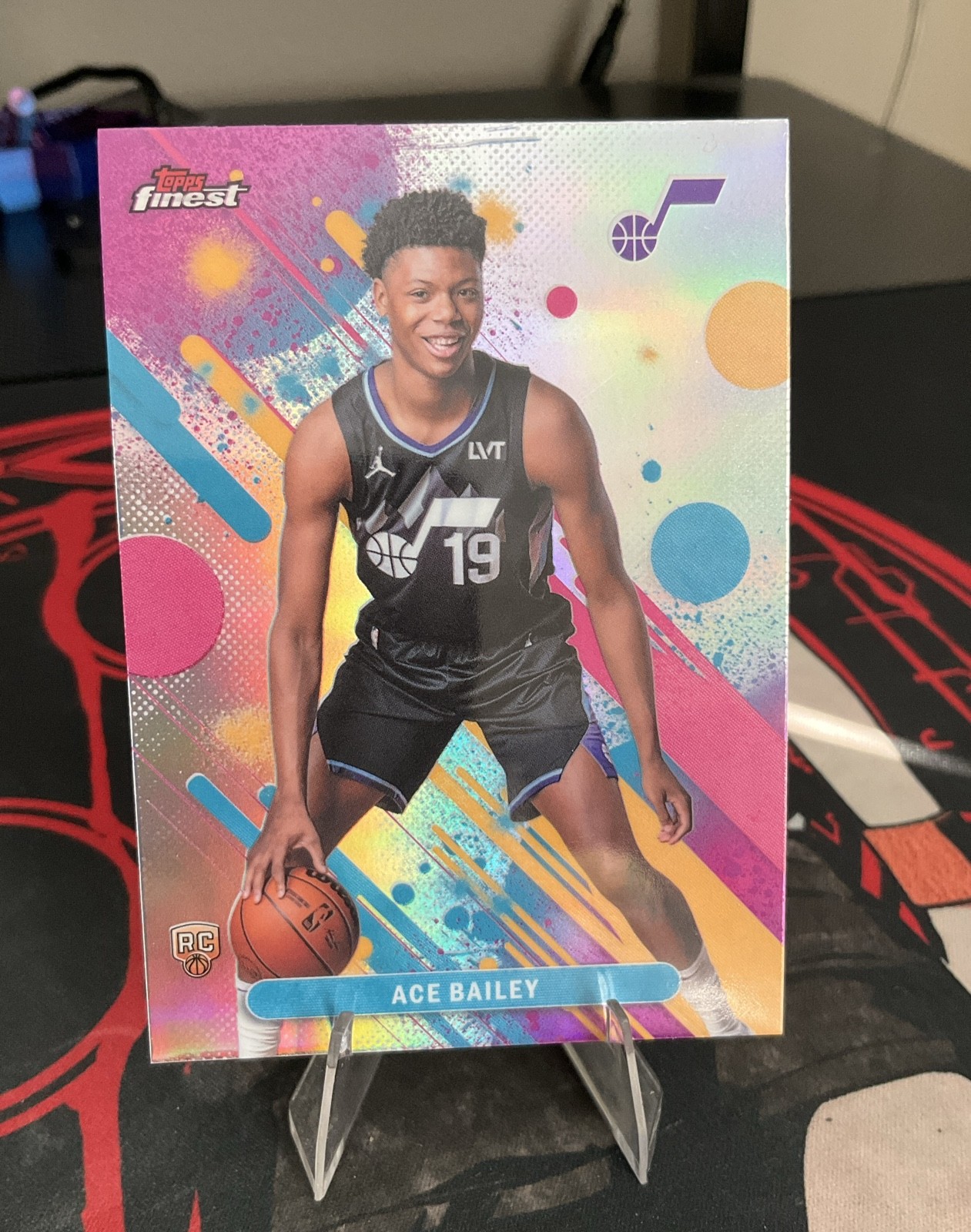 2025-26 Topps Finest - Common Ace Bailey #5 Refractor (RC)