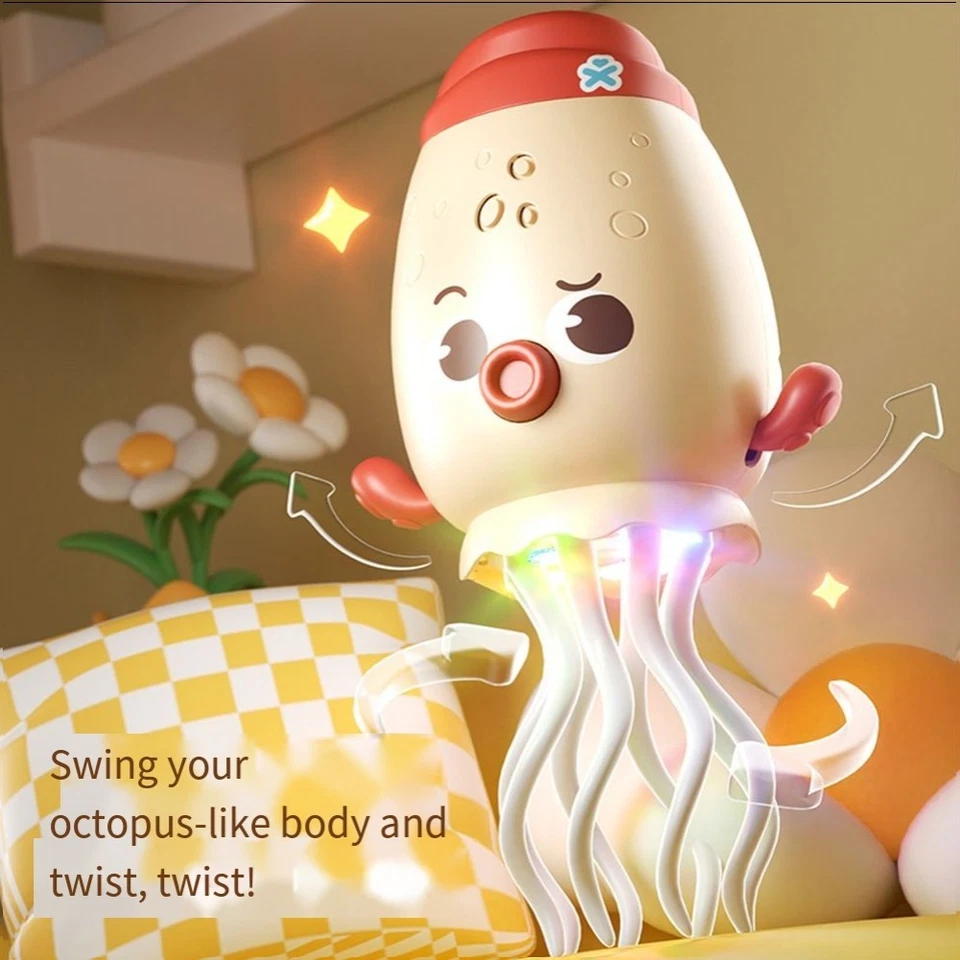 Tanzender Oktopus Spielzeug mit Musik und USB-Akku für längeres Spielen - Bild 2 von 4