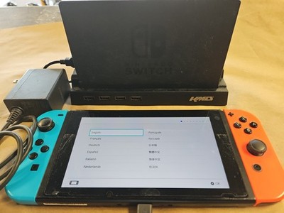 Nintendo Switch OLED Handheld Console 64GB used  HAC-001 W CHAR DOCK