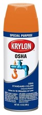 Krylon OSHA Color Paint Safety Orange, 12 Ounce Aerosol