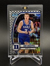 Kon Knueppel 💥🏀 BASE (1st) BLACK&WHITE STEALTH REFRACTOR! 24-25 Bowman Chrome