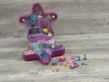 Vtg Polly Pocket Fairy light Wonderland 1993 Bluebird Set Lights Work Figures