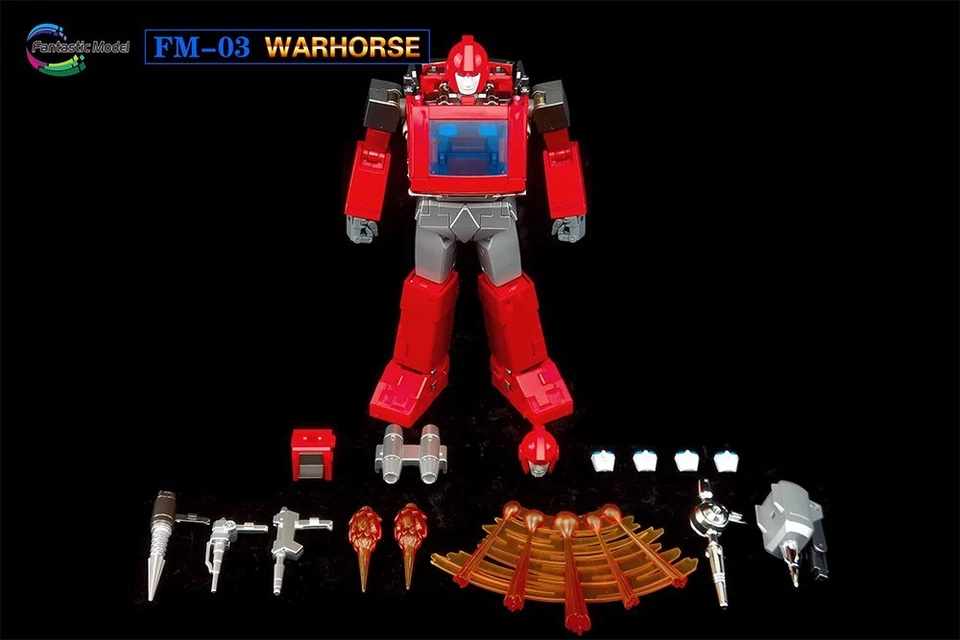 Fantastic Model FM-03 FM03 Warhorse Ironhide G1 MP Action Figure toy in stock - Image 2 of 4