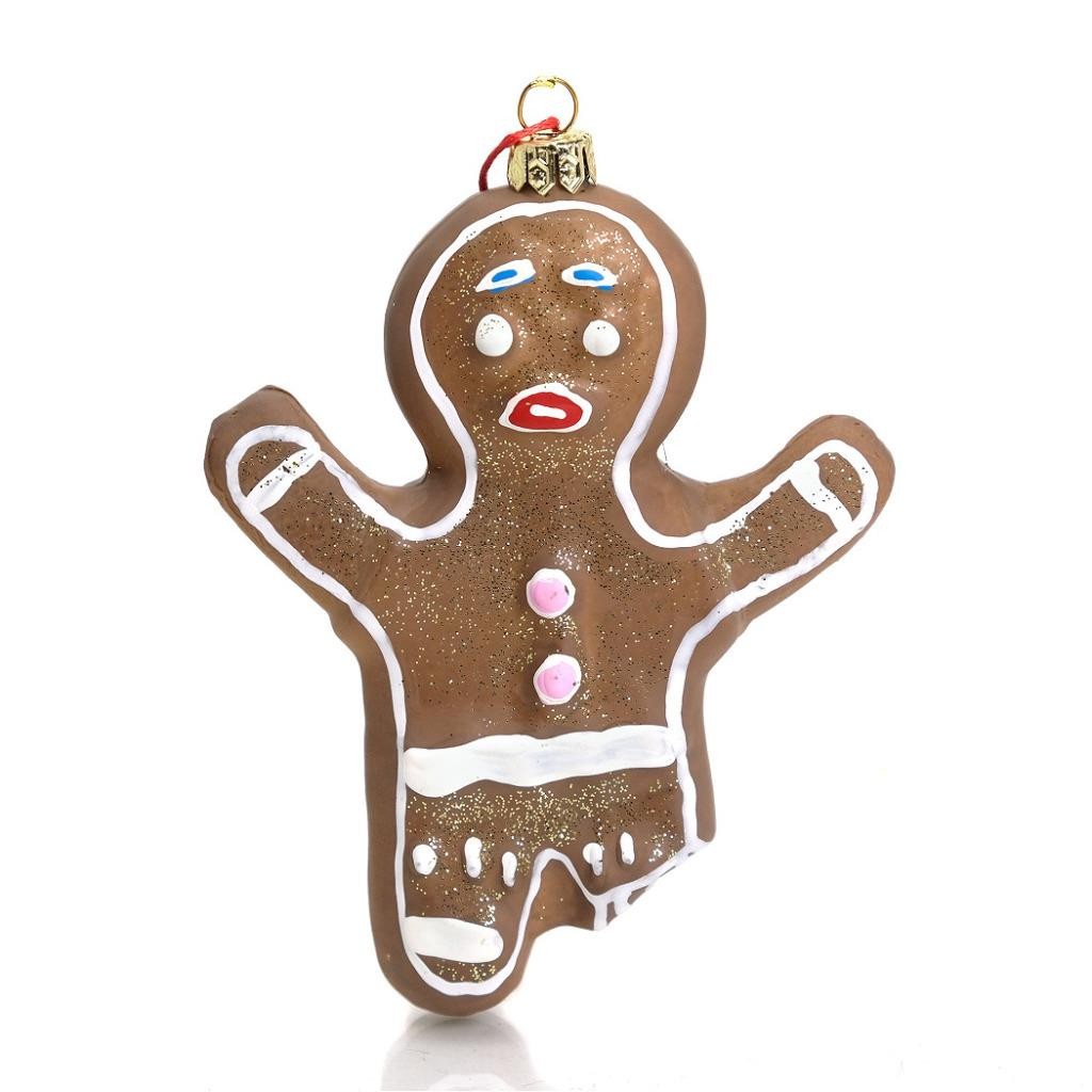 POOR GINGERBREAD MAN CHRISTMAS TREE ORNAMENT 4.5