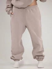 Comfrt Travel Essentials Sweatpants Bark Size L