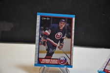1989-90 O-Pee-Chee Hockey card #250 Patrick Flatley new york islanders nhl