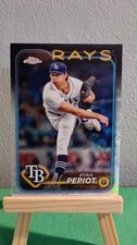 2024 Topps Chrome Logofractor Ryan Pepiot #128 Tampa Bay Rays Baseball MLB 
