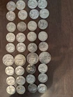 Roll of 32 quarters  + 4 walkers  $10 Face Value Full Dates silver pre 65 all