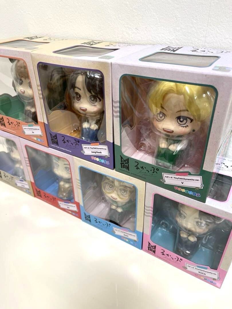 RARE Look up BTS TinyTAN Dynamite ver. Figure Complete Set from