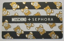 Collectible Gift Card Moschino + Sephora Teddy Bear - No Value on the Card