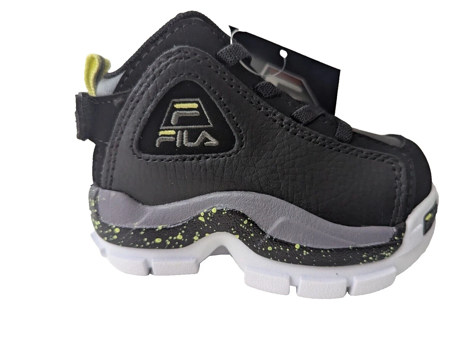 Parte superior de cuero FILA Zapatos unisex para niños 5 Zapato de EE. UU.