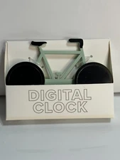 Vivitar Novelty Bicycle Digital Clock LCD Jumbo Display NEW USB powered