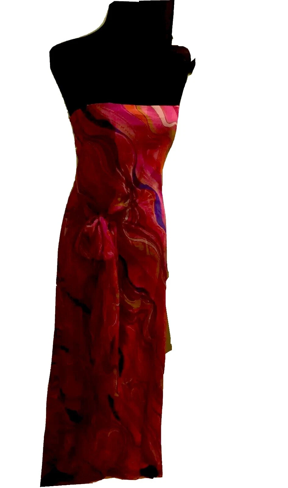 Multi-Color 100% seda Dama de honor vestidos