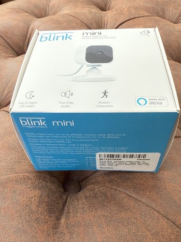 New In Box - Blink Mini Compact indoor plug-in smart security camera 1080p HD - Picture 6 of 6
