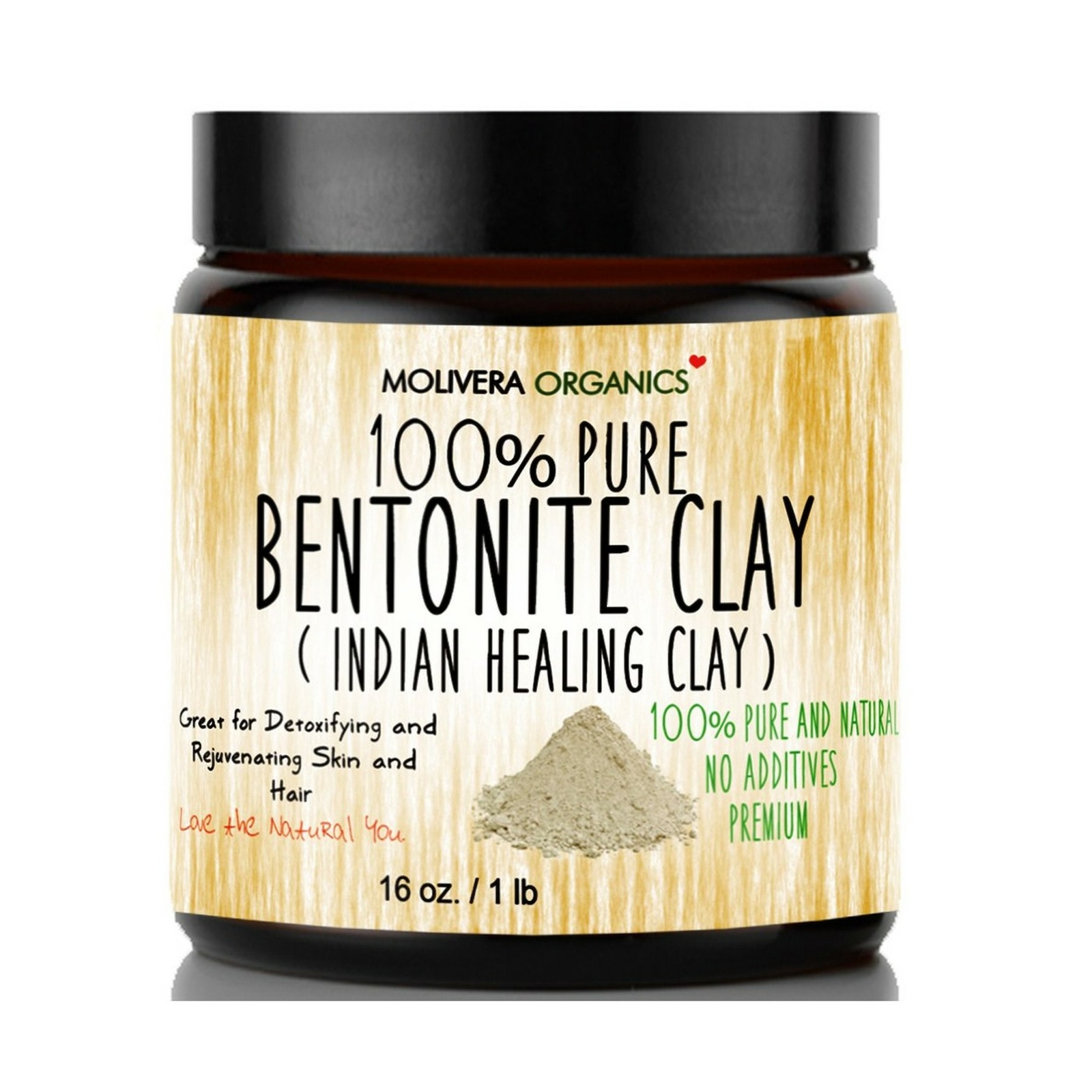 Body Mud 16 oz. Bentonite Clay Face Hair Mask Wrinkles Reducer Healthy