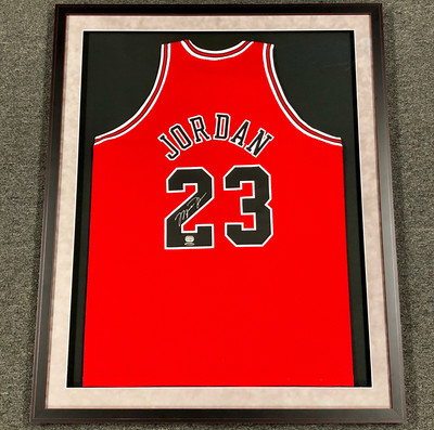 framed jordan jersey