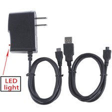 AC/DC Battery Power Charger Adapter USB Cord for Sony NEX-F3/K NEX-F3D NEX-F3Y