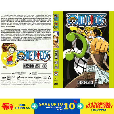 Anime Dvd One Piece Series Box 5 Episode 321 400 English Dubbed Dhl Shipping Ebay