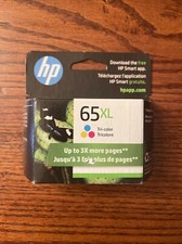 Genuine HP 65XL N9K03AN Tri-Color Ink Cartridge High Yield OEM Sealed Exp 07/23 