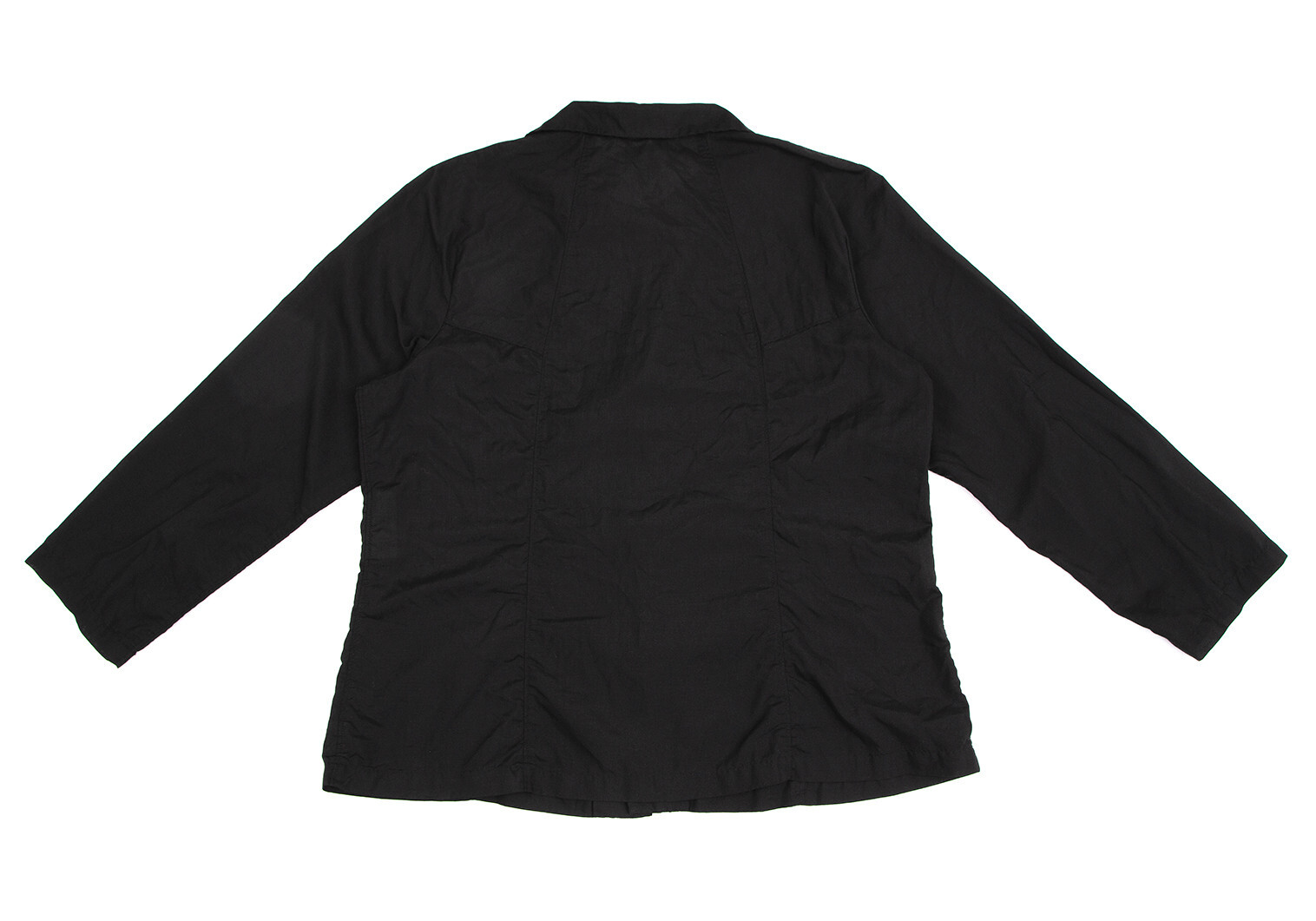 COMME des GARCONS Polyester Round Collar Shirt Bl… - image 9