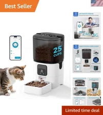 Innovative Smart Cat Feeder: 6L Food Storage & Remote App Control for Every Need