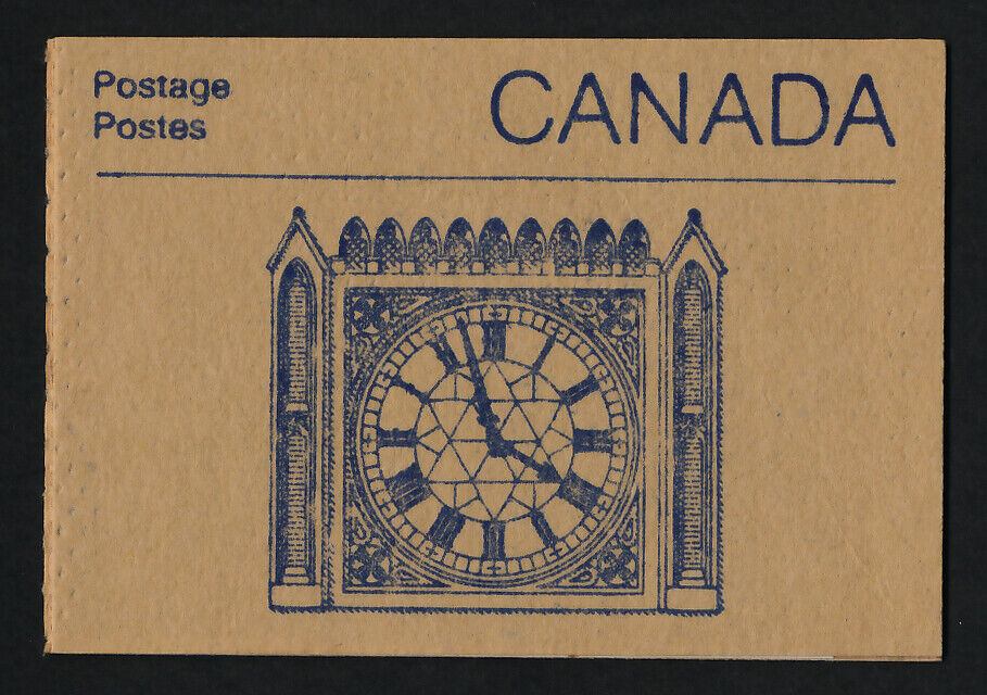 Canada 1187a Booklet BK96a Clock Cover MNH Parliament Buildings
