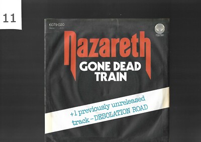7'' Nazareth - Gone Dead Train, Desolation Road. Aus dem Jahr 1977