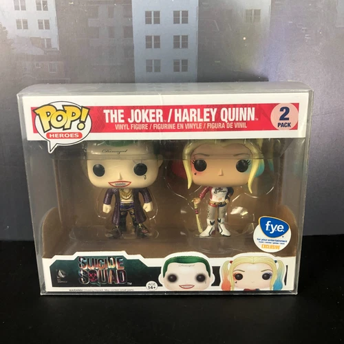 FUNKO POP! HEROES - SUICIDE SQUAD THE JOKER / HARLEY QUINN (2 PACK) VINLY FIGURE
