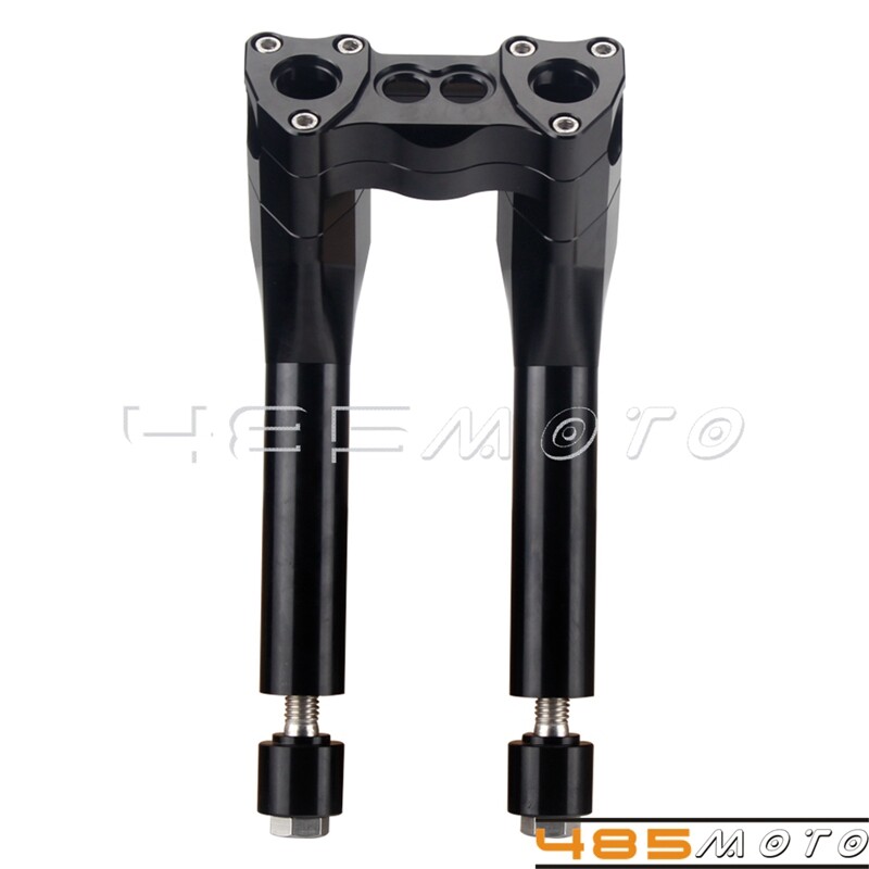 Club Style 1-1/4" Pullback Handlebar Riser For Harley Dyna Sportster XL Custom