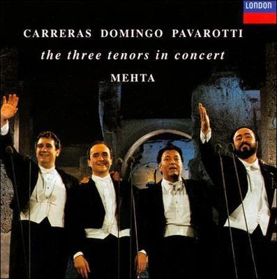 The Three Tenors, Carreras Domingo Pavarotti in Concert, Mehta (CD, 1998)