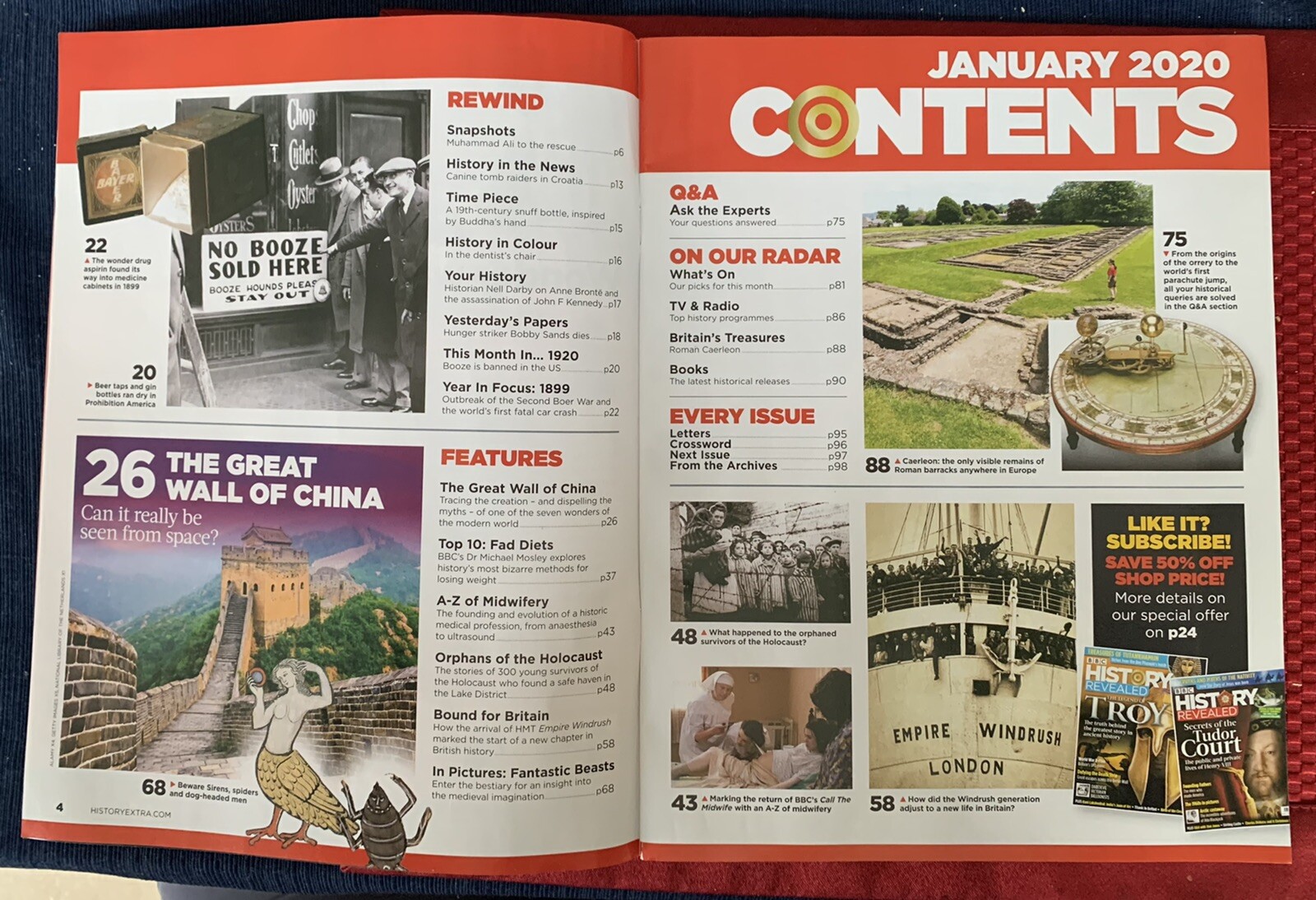 History Revealed Magazine Great Wall of China January 2020 Issue 77 | eBay