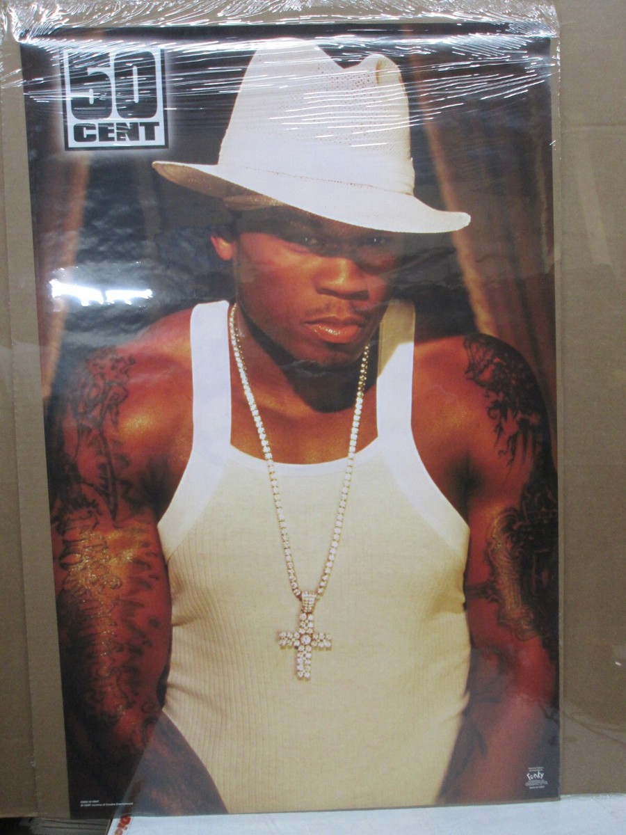 vintage 50 Cent 2004 Rap Poster rapper 17110 | eBay