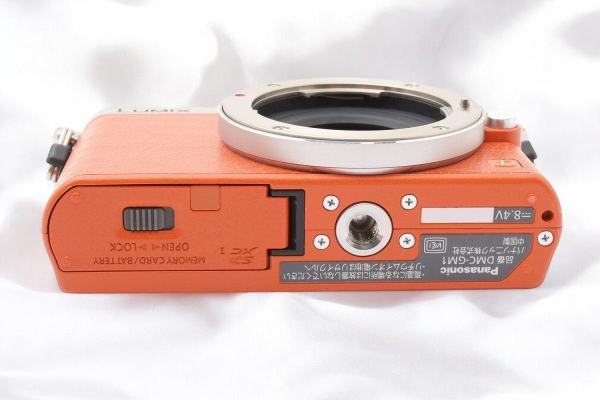Panasonic LUMIX DMC-GM1 Mirrorless Digital Camera Orange