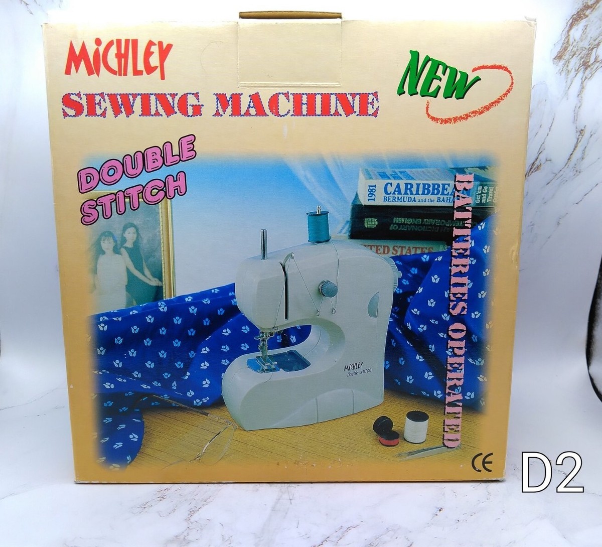 Michley DSM-998 Mini Mechanical Sewing Machine Double Stitch New