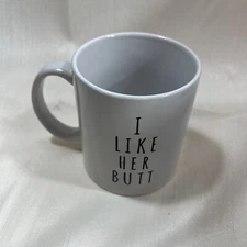 Coffee Tea Mug Cup - M Ware - I LIKE HER BUTT