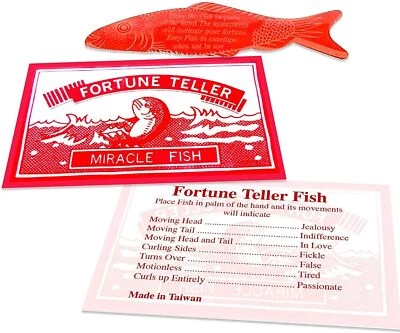 RINCO 1440 Fortune Teller Fish Novelty Magic Miracle Telling Hand Play Party Child Toy