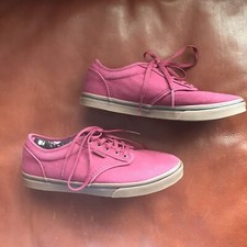 Vans Off The Wall Lace Up Sk8 Shoes Burgundy Maroon TB4R Women 6.5 Low Top New