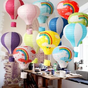 Details About Hot Air Balloon Paper Lanterns Ceiling Light Shade Lamp Wedding Home Party Decor