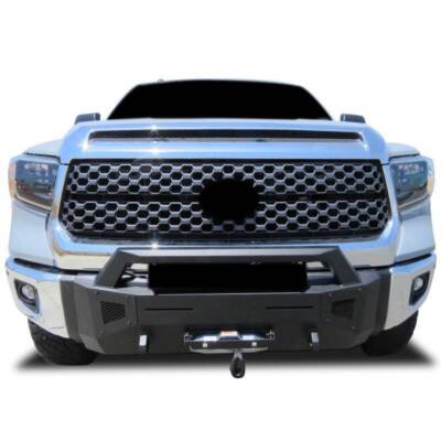 Black Horse ARMOUR III HD Front Winch Bumper Textured Black fit 2014-2021 Tundra
