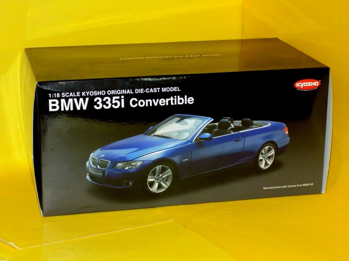 BMW 3 SERIES 335i CONVERTIBLE 2007 KYOSHO 08737BL 1:18 | eBay