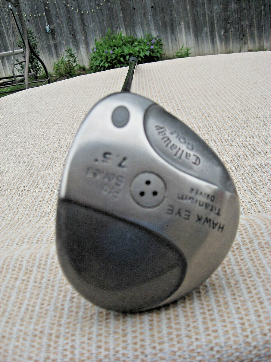 Callaway Golf Hawk Eye Titanium Driver 7.5*Hawkeye Pro 1.2
