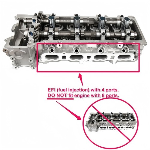 Cylinder Head Fits For 2001-2004 Toyota Tacoma 2.4L 2.7L 2RZFE 3RZFE DOHC 16V - Picture 2 of 8