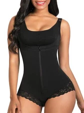 SHAPERX Women's Fajas Colombianas Shapewear Postpartum Tummy Control Body Shaper