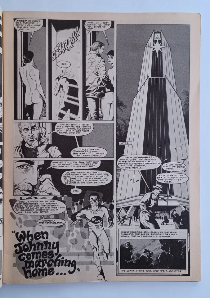 WARRIOR #3 (1982), V for Vendetta, Marvelman, Madman, Quality Comics, Z 2+ FN - Bild 4 von 4