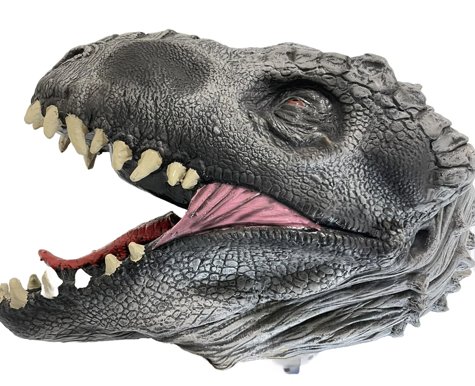 Máscara Indominus Rex Mundo Jurásico Parque de Dinosaurios Disfraz de Halloween #68602 ¡Difícil de encontrar! Foto 2 de 4