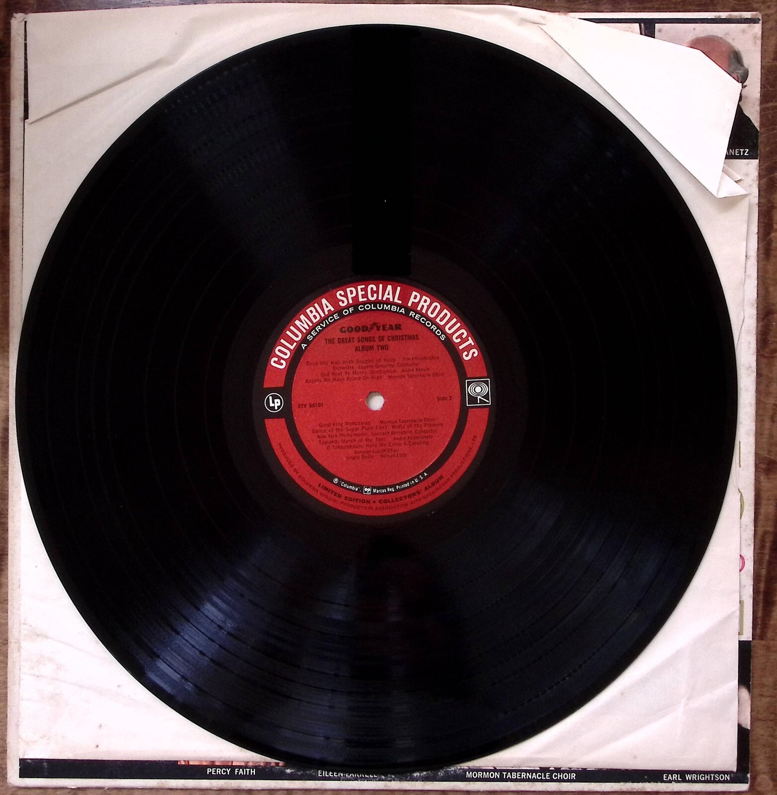 VARIOUS ARTISTS THE GREAT SONGS OF CHRISTMAS COLUMBIA RECORDS VINYL LP 198-12 thumbnail 4