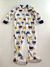 Boys Carters 4 T One Piece Pajama Footed Blanket Sleeper Multicolor Auto Cars